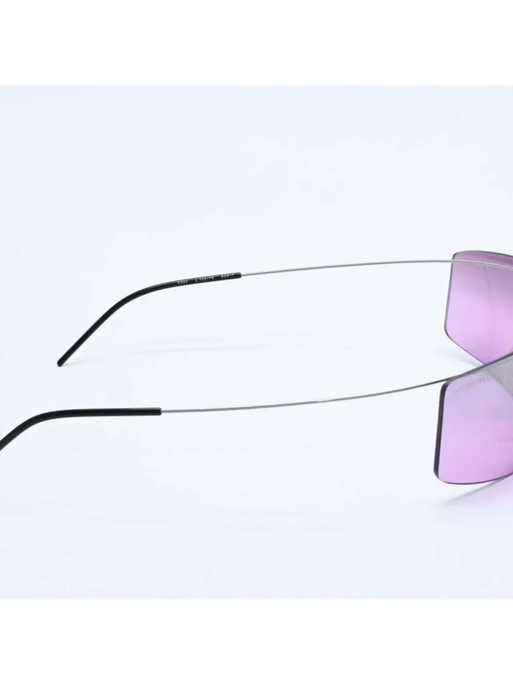 Chanel Folding Front CC Logo Sunglasses 62 17 Purple Lens Eyewear